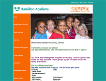 Tablet Screenshot of hamiltonacademy.com